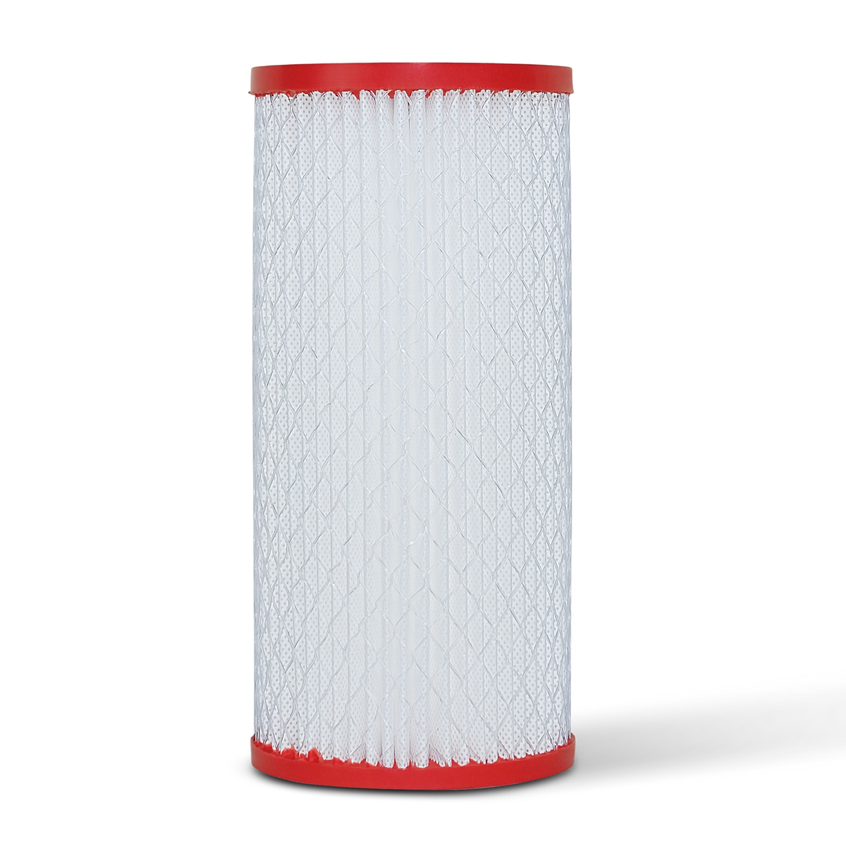 10" x 4.5" High-Flow Submicron Water Filter Cartridge - Pleated Design for Bacteria & Sediment Filtration