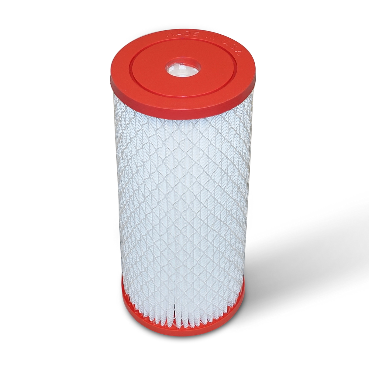 10" x 4.5" High-Flow Submicron Water Filter Cartridge - Pleated Design for Bacteria & Sediment Filtration