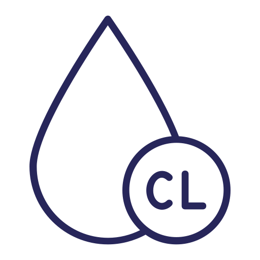 A blue and black logo.