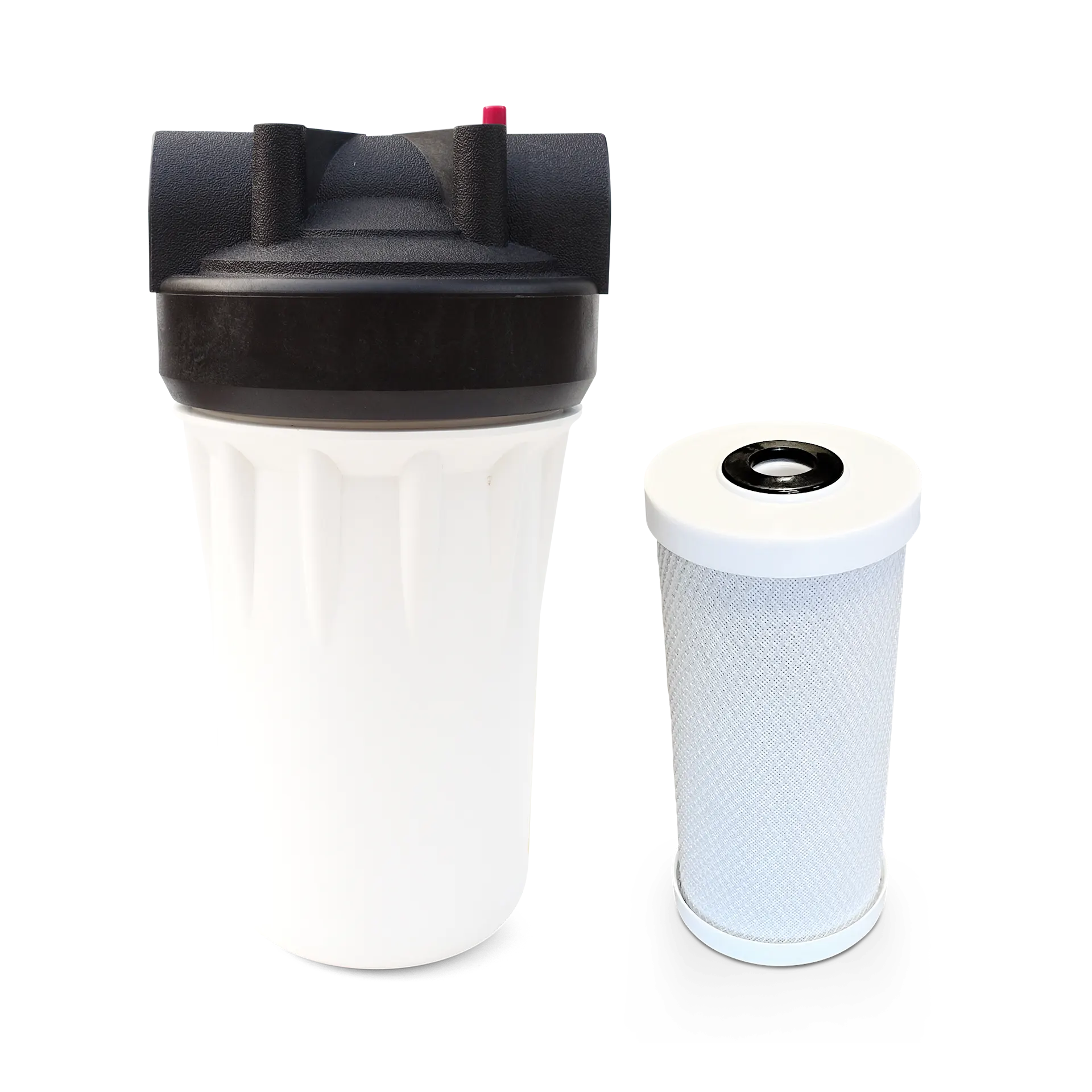 Ronaqua 10-Inch Clear Whole House Water Filter System With Carbon Filter – Model 125-10-C