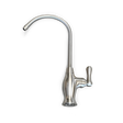 The Premiere Sales Alkaline Reverse Osmosis Water – HydroGuard HDGT-45 + Alkaline Filter System features a high-quality stainless steel kitchen faucet with a long, curved spout, a single handle for easy control, and built-in water filtration to ensure optimal pH levels.