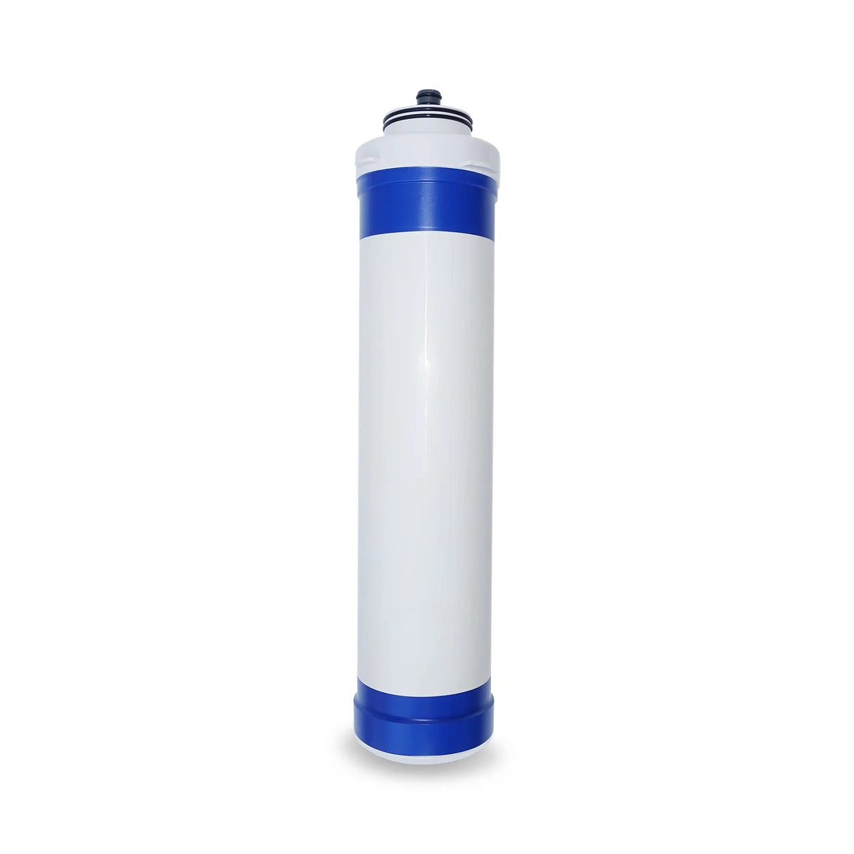 A Premiere Sales Replacement Ultrafiltration Membrane for PS-1000, PS-2000C, PS-2000PB, & PS-2000S with blue caps on both ends and a white body stands upright against a plain white background.